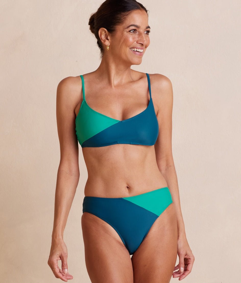 The Marina Bikini Top - Seaglass & Seaweed - Image 4