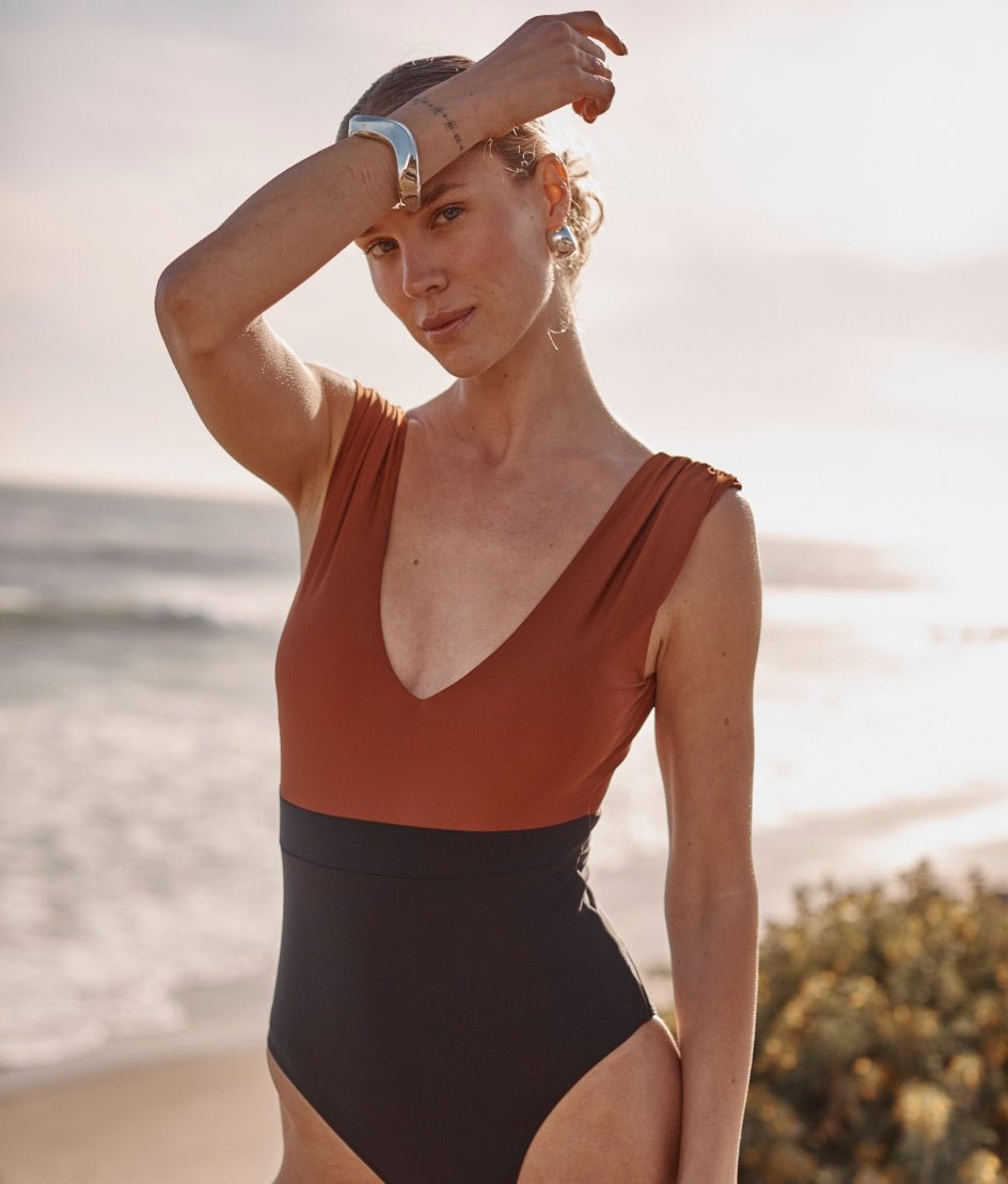 The Ruched Backflip - Amber & Sea Urchin - Image 2